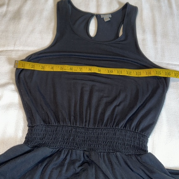 Aerie Solid Black Short Jumpsuit with Pockets Size XS - Picture 9 of 14
